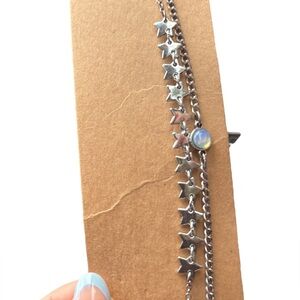 Silver Star Chain Bracelet
